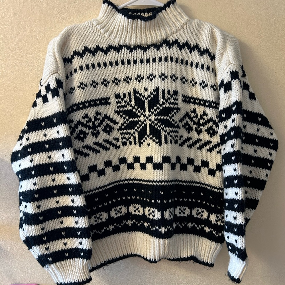 Vintage Winter Chunky Sweater